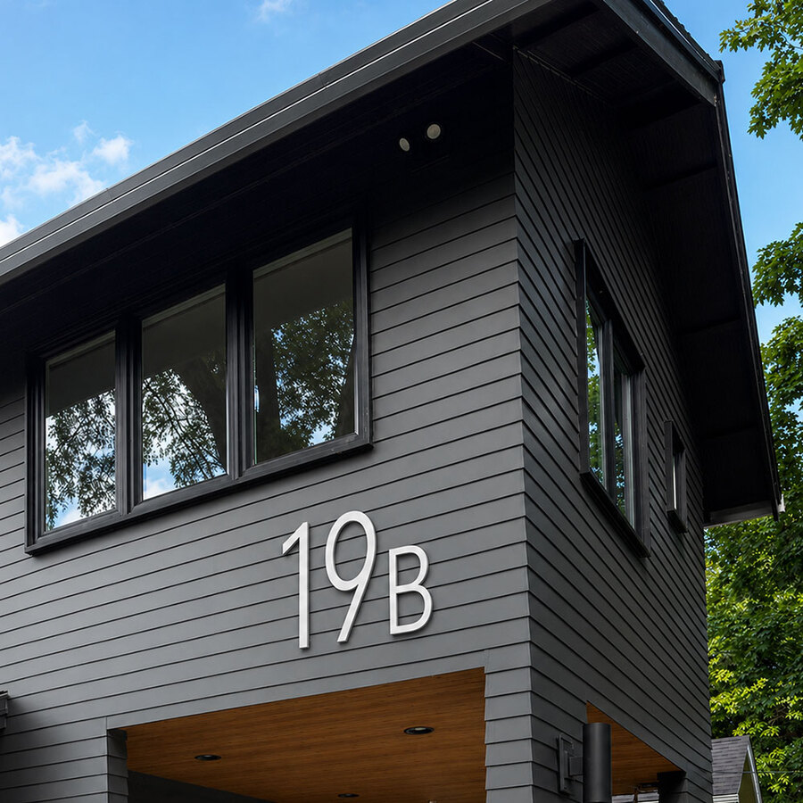 Oversized House Numbers and Letters - Slim