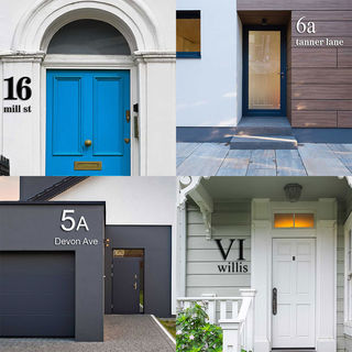 House Numbers and Signs