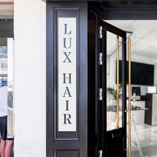Business Shop Front Sign - Slim Custom Sign | Black or White | Custom